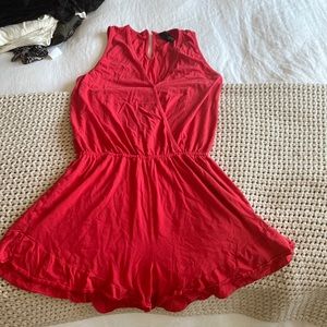 Red romper